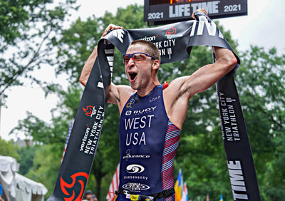 Rudy Project triathlete Jason West winning New York City Triathlon