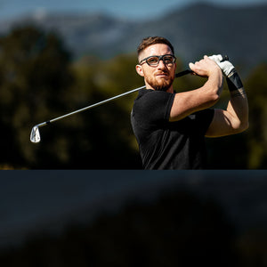 Rudy Project Sport Prescription sunglasses worn by golfer mobile view