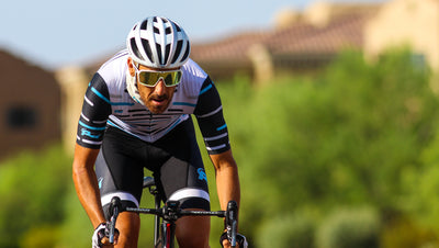 Rudy Project Spinshield photochromic sunglasses worn by professional triathlete Pedro Gomes