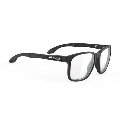 Rudy Project Lightflow lightweight eyeglasses for all day comfort#color_lightflow-a-black-matte-with-demo-lenses