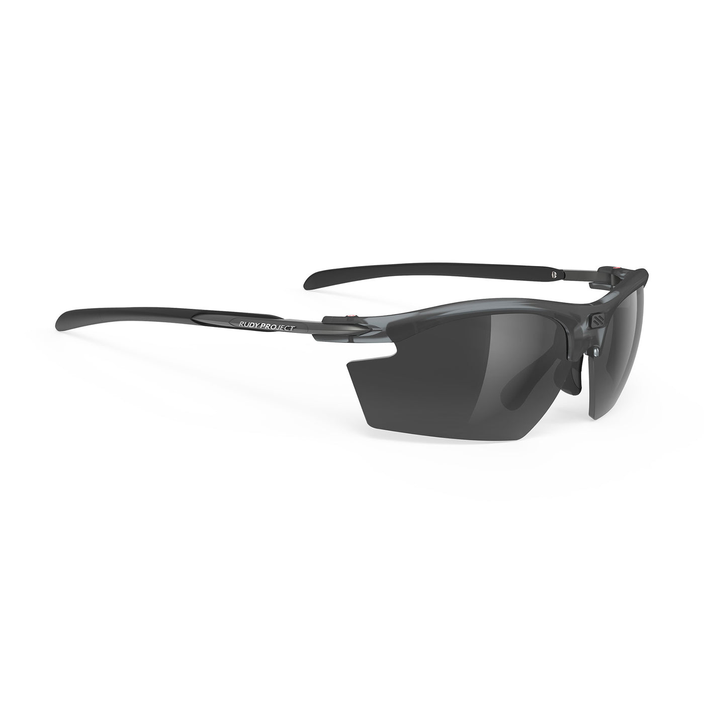Rudy Project prescription ready running and cycling sunglasses#color_rydon-frozen-ash-frame-with-smoke-black-lenses