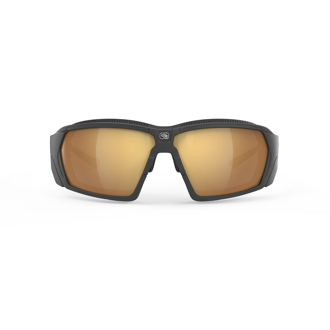 Rudy Project Agent Q prescription hiking and glacier sport sunglasses#color_agent-q-black-matte-with-impactx-photochromic-2-laser-crimson-lenses