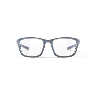 Rudy Project Pulse lightweight eyeglasses for all day comfort#color_pulse-53-ice-blue-matte-with-blue-tips-and-demo-lenses