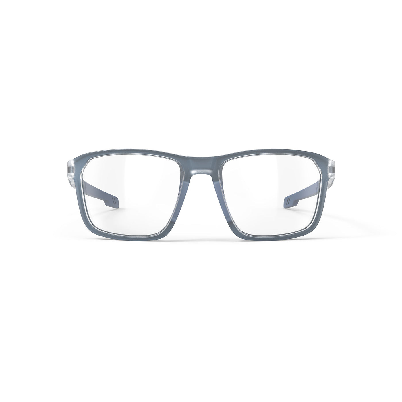 Rudy Project Pulse lightweight eyeglasses for all day comfort#color_pulse-54-ice-blue-matte-with-blue-tips-and-demo-lenses