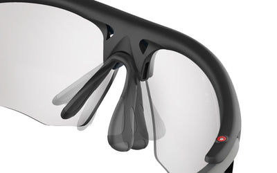 Rudy Project Rydon sunglasses have adjustable, non-slip nose pieces