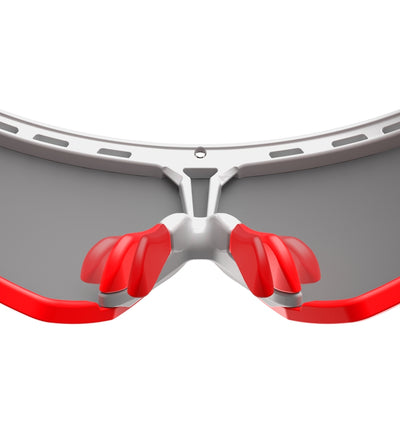 Rudy Project Defender sunglasses have adjustable, non-slip nosepad for customizable fit