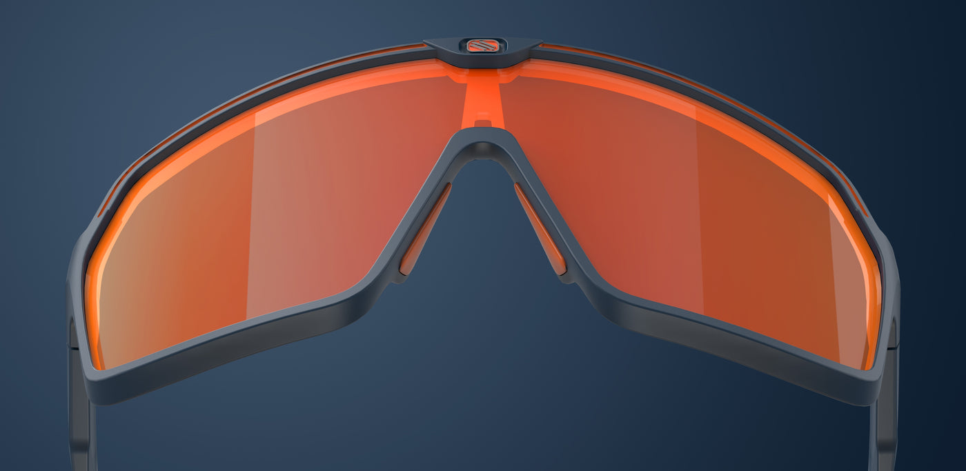 Rudy Project Spinshield Sunglasses have panoramic flat lens