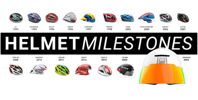 Rudy Project deep history in the design and production in cycling helmets timeline.