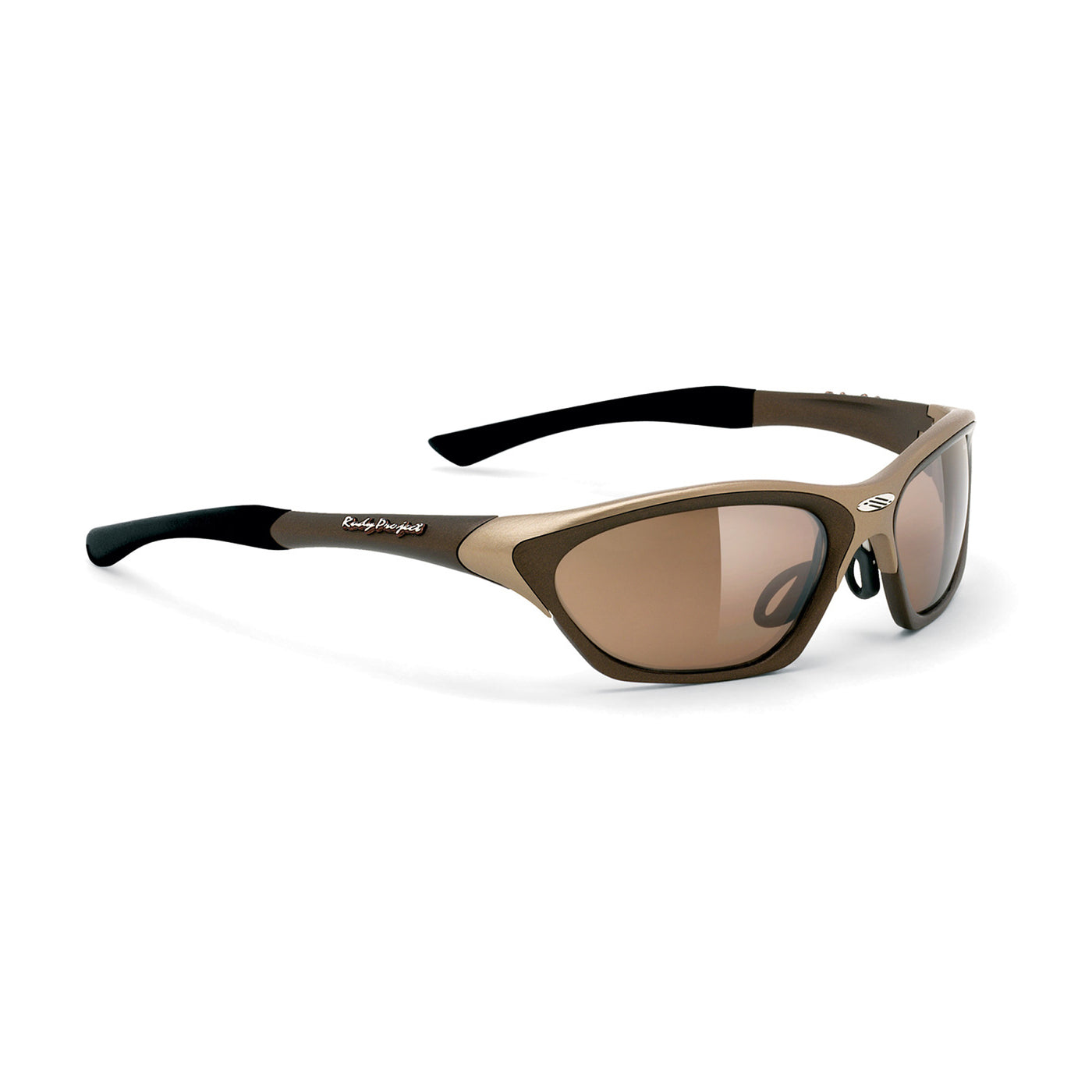 Rudy Project Horus sport prescription running and cycling sunglasses#color_horus-platinum-brown-with-action-brown-lenses