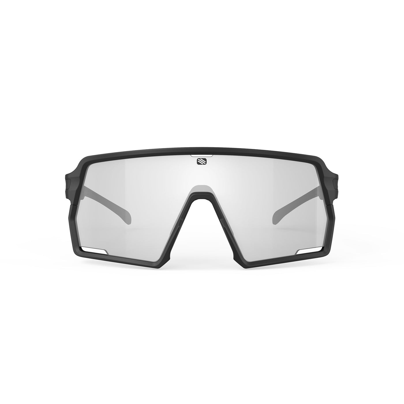 Rudy Project Kelion running, cycling, gravel and mountain biking sport shield prescription sunglasses#color_kelion-black-matte-frame-with-impactx-photochromic-2-laser-black-lenses