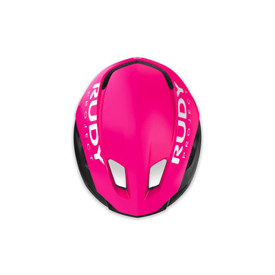 Rudy Project Nytron road cycling and aero helmet#color_nytron-pink-fluo-black-matte