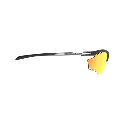 Rudy Project prescription ready running sunglasses#color_rydon-matte-black-frame-and-multilaser-orange-running-lenses