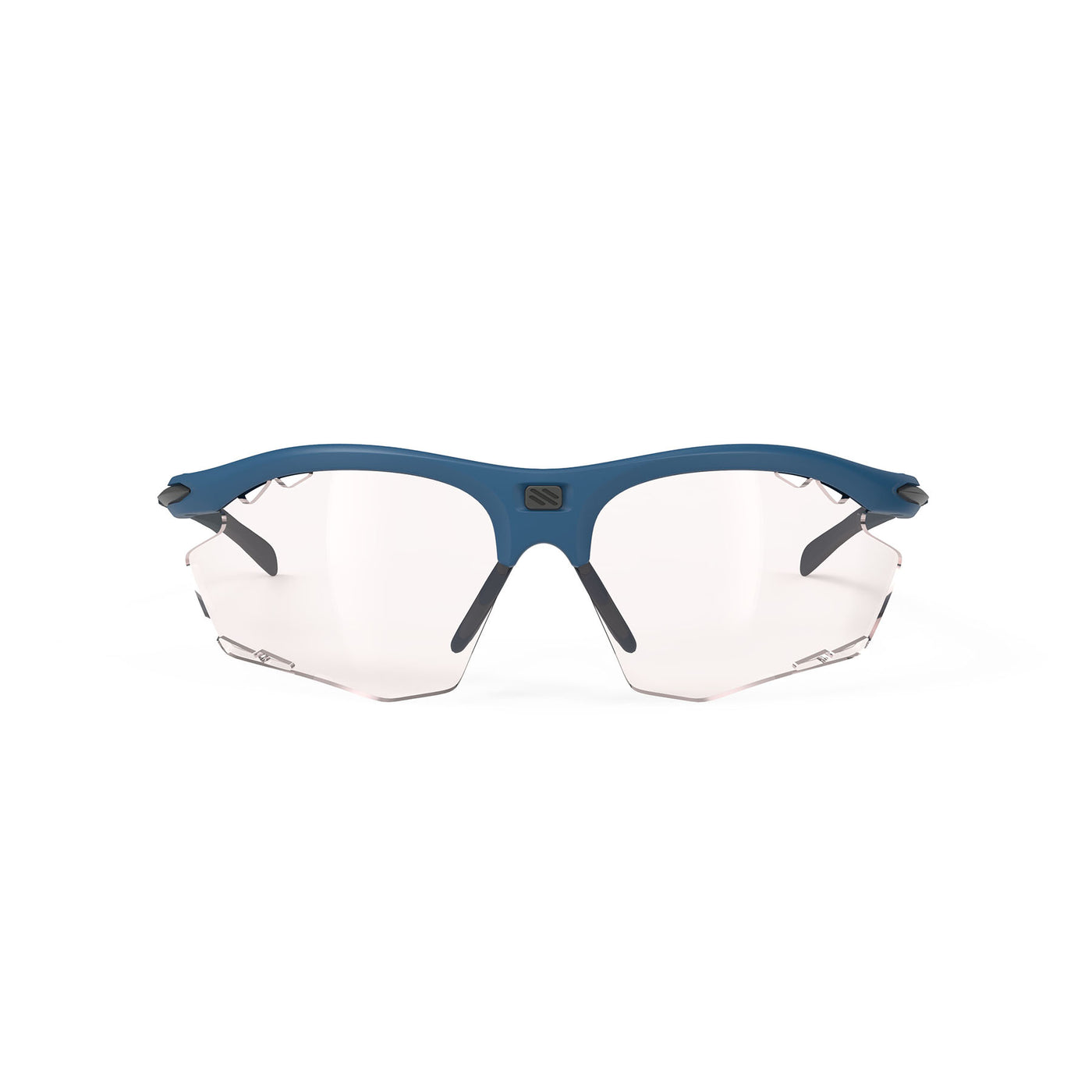Rudy Project prescription ready running and cycling sunglasses#color_rydon-pacific-blue-matte-frame-and-impactx-photochromic-2-red-running-lenses