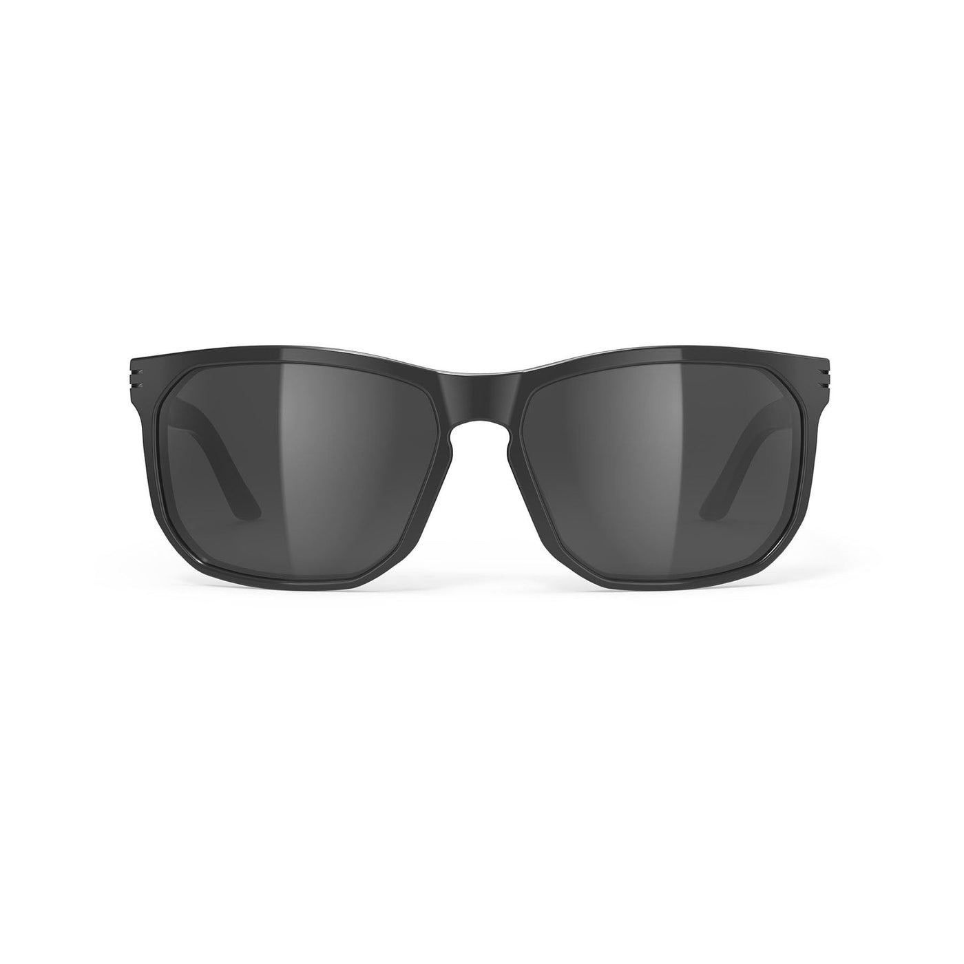 Rudy Project Soundrise lifestyle and beach prescription sunglasses#color_soundrise-black-gloss-with-smoke-black-lenses