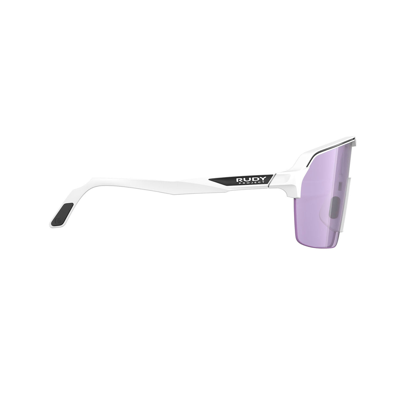 Rudy Project running and cycling sunglasses#color_spinshield-air-white-matte-with-impactx-photochromic-2-laser-purple-lenses