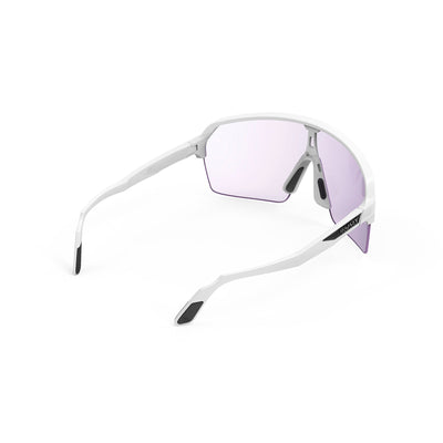 Rudy Project running and cycling sunglasses#color_spinshield-air-white-matte-with-impactx-photochromic-2-laser-purple-lenses