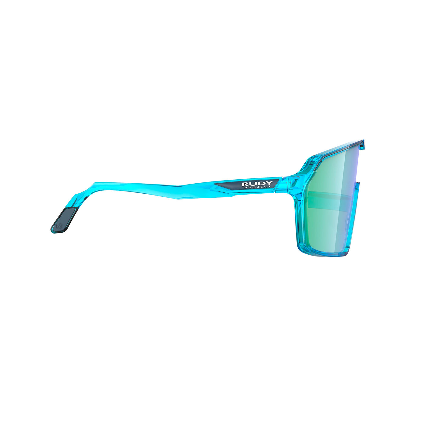 Rudy Project running and cycling sunglasses#color_spinshield-crystal-azur-with-multilaser-green-lenses