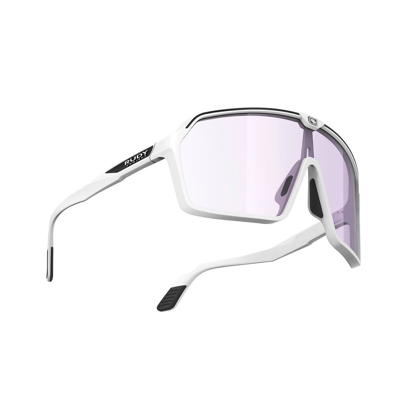 Rudy Project running and cycling sunglasses#color_spinshield-white-matte-with-impactx-photochromic-2-laser-purple-lenses