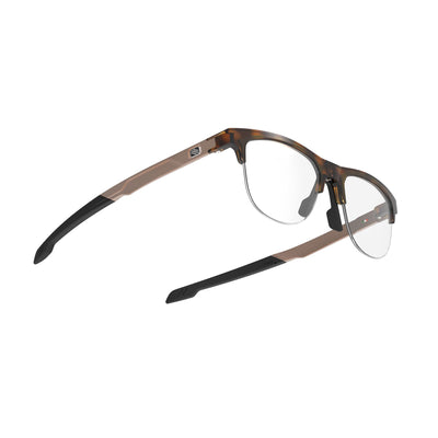 Rudy Project ophthalmic prescription eyeglass frames#color_inkas-half-rim-shape-b-demi-turtle-gloss