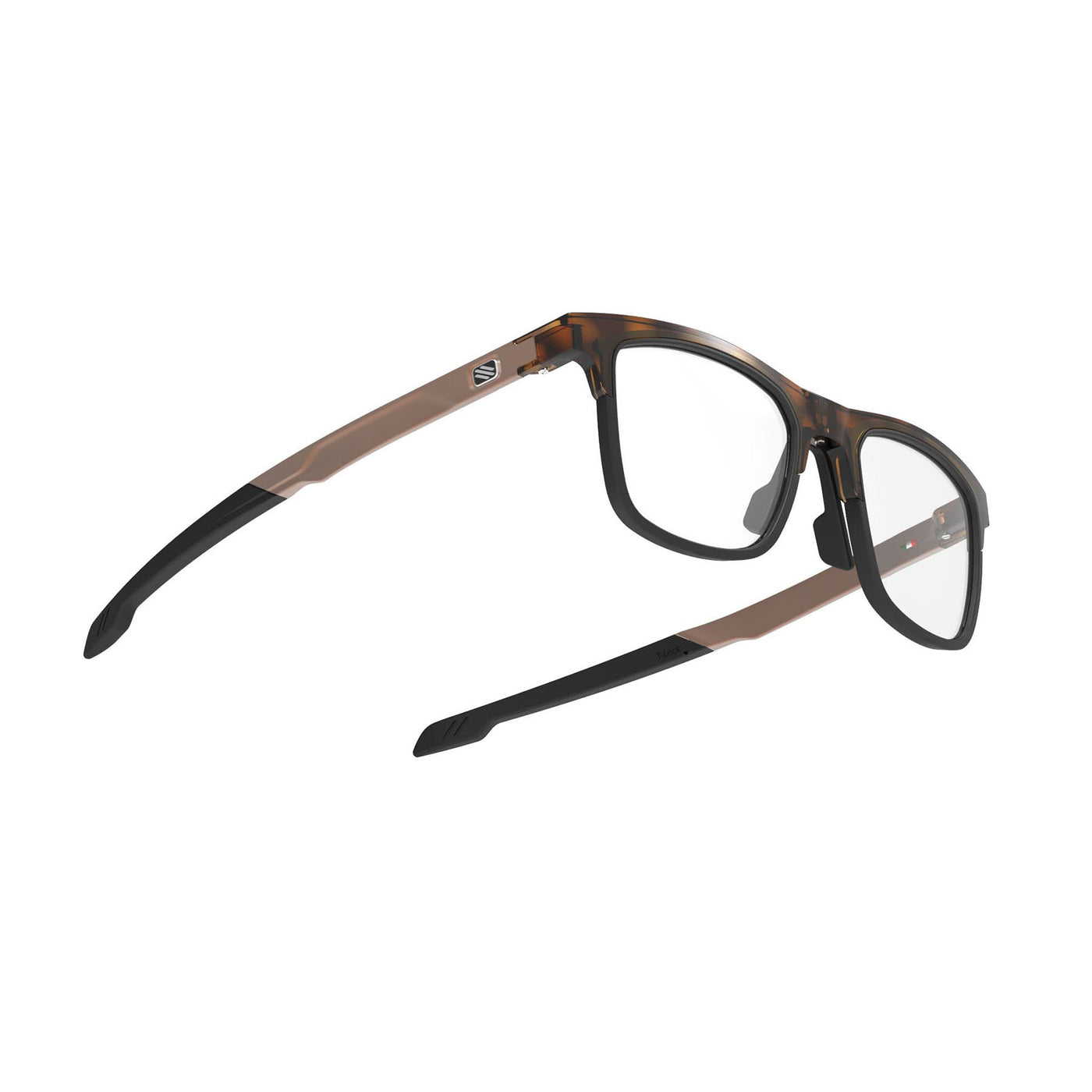 Rudy Project ophthalmic prescription eyeglass frames#color_inkas-full-rim-demi-turtle-gloss