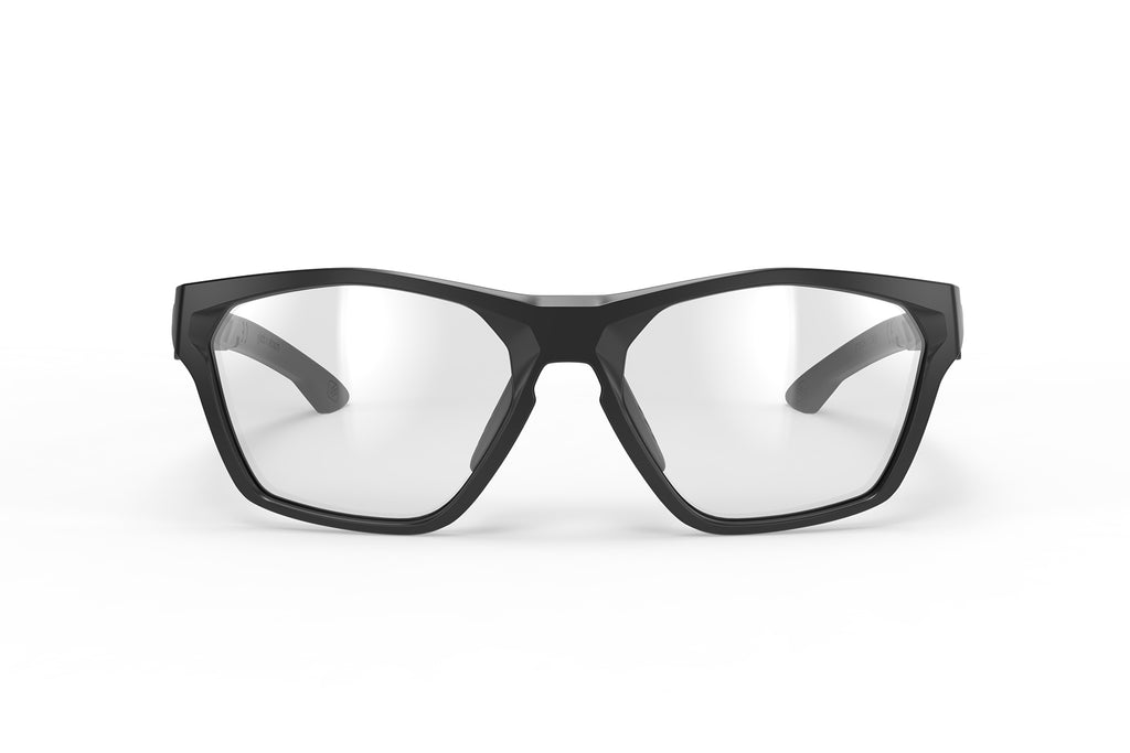 Rudy Project No Code Slim lightweight eyeglasses for all day comfort#color_no-code-slim-black-matte-frame-with-demo-lenses