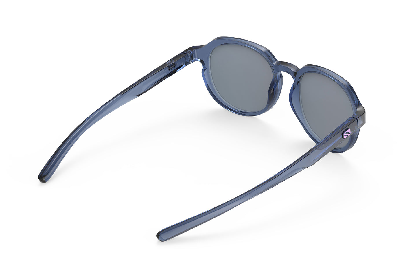 Rudy Project Glamshady lifestyle sunglasses are perfect for all outdoor activities and they're prescription ready#color_glamshady-crystal-avio-gloss-frame-with-multilaser-osmium-lenses