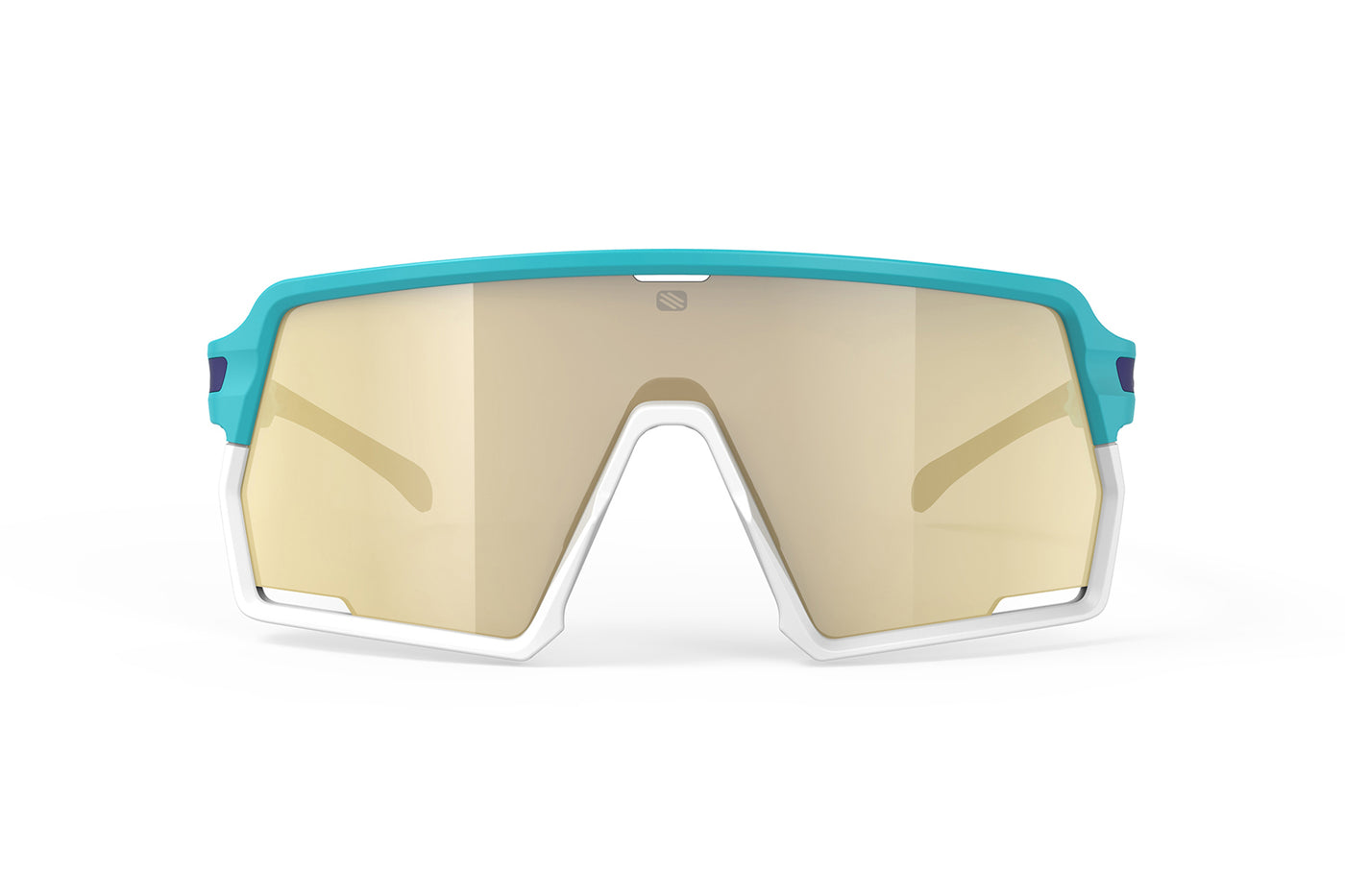 Rudy Project Kelion running, cycling, gravel and mountain biking sport shield prescription sunglasses#color_kelion-emerald-matte-with-multilaser-yellow-lenses