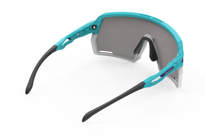 Rudy Project Kelion running, cycling, gravel and mountain biking sport shield prescription sunglasses#color_kelion-emerald-matte-with-multilaser-yellow-lenses