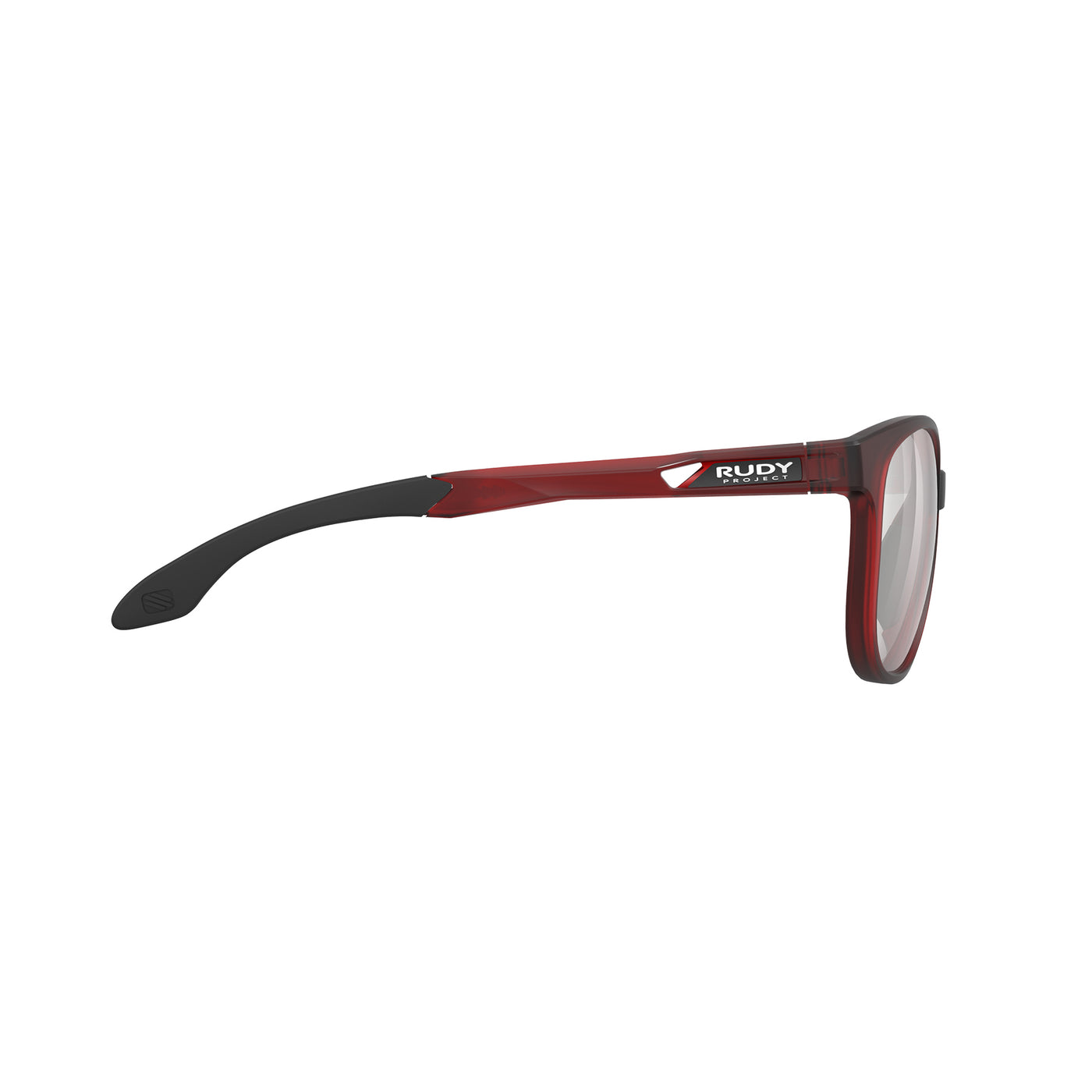 Rudy Project Lightflow lifestyle sunglasses are perfect for all outdoor activities and they're prescription ready#color_lightflow-b-frozen-bordeaux-frame-with-demo-lenses