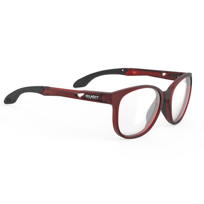 Rudy Project Lightflow lifestyle sunglasses are perfect for all outdoor activities and they're prescription ready#color_lightflow-b-frozen-bordeaux-frame-with-demo-lenses
