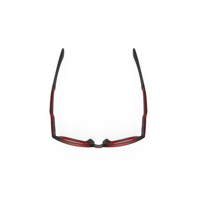 Rudy Project Lightflow lifestyle sunglasses are perfect for all outdoor activities and they're prescription ready#color_lightflow-b-frozen-bordeaux-frame-with-demo-lenses