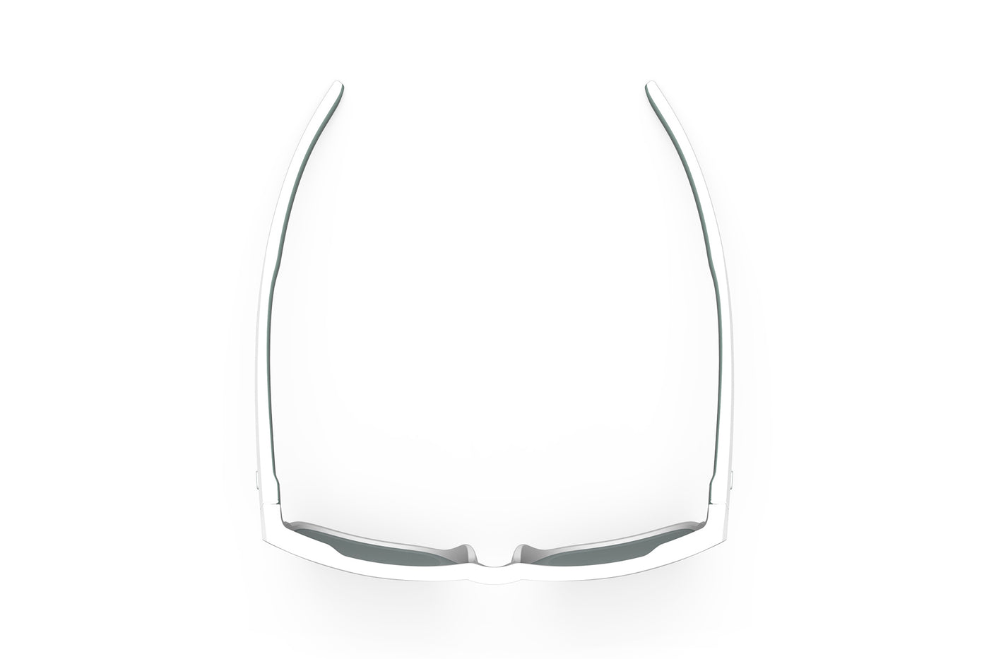 Rudy Project Overlap lifestyle sunglasses are perfect for all outdoor activities and they're prescription ready#color_overlap-white-and-green-sage-matte-frame-with-laser-black-lenses