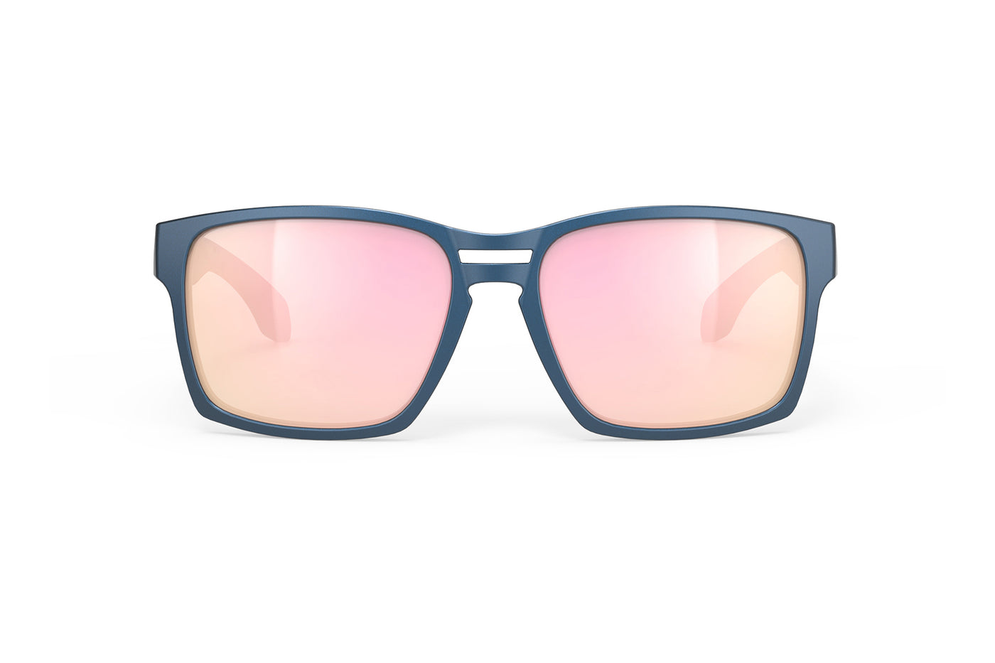 Rudy Project Spinair 57 lifestyle sunglasses are perfect for all outdoor activities and they're prescription ready#color_spinair-57-metal-night-matte-frame-with-multilaser-rose-gold-lenses
