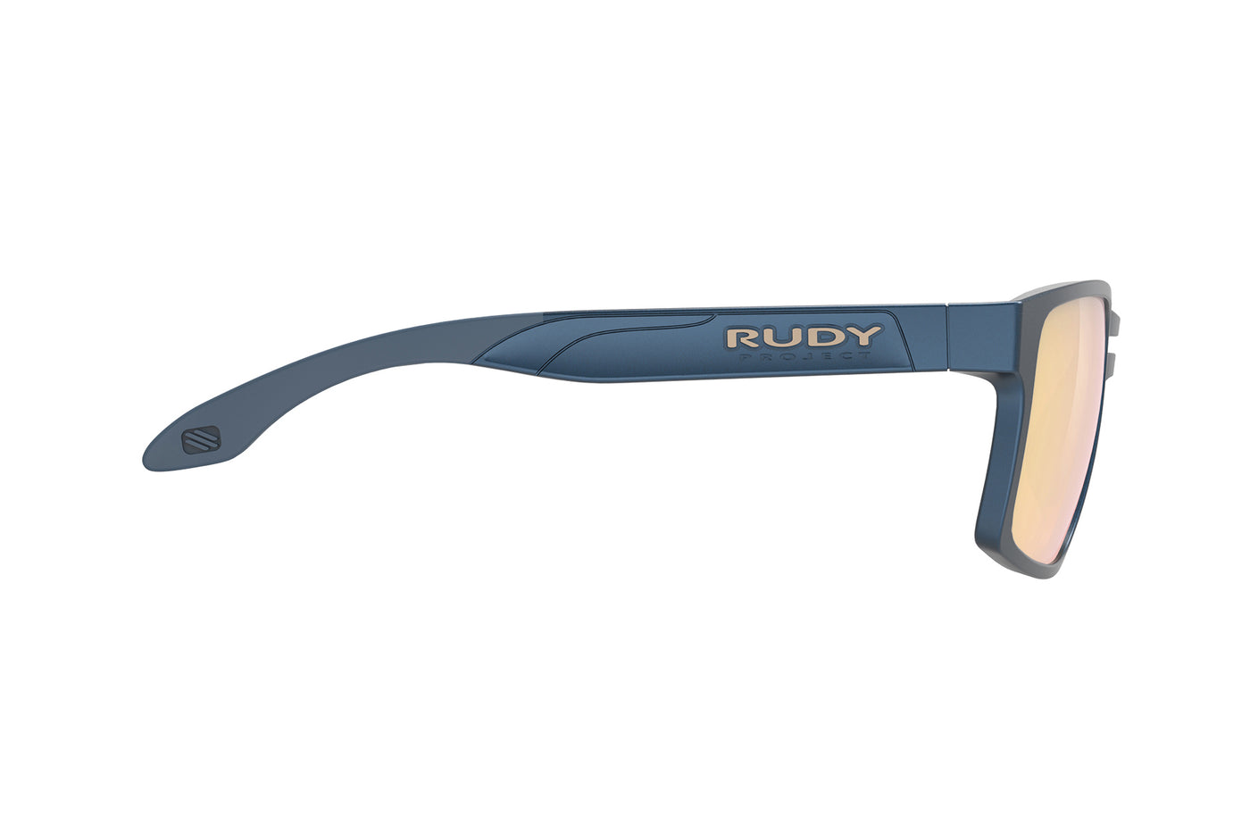 Rudy Project Spinair 57 lifestyle sunglasses are perfect for all outdoor activities and they're prescription ready#color_spinair-57-metal-night-matte-frame-with-multilaser-rose-gold-lenses