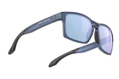 Rudy Project Spinair 57 lifestyle sunglasses are perfect for all outdoor activities and they're prescription ready#color_spinair-57-frozen-avio-matte-frame-with-multilaser-ice-lenses