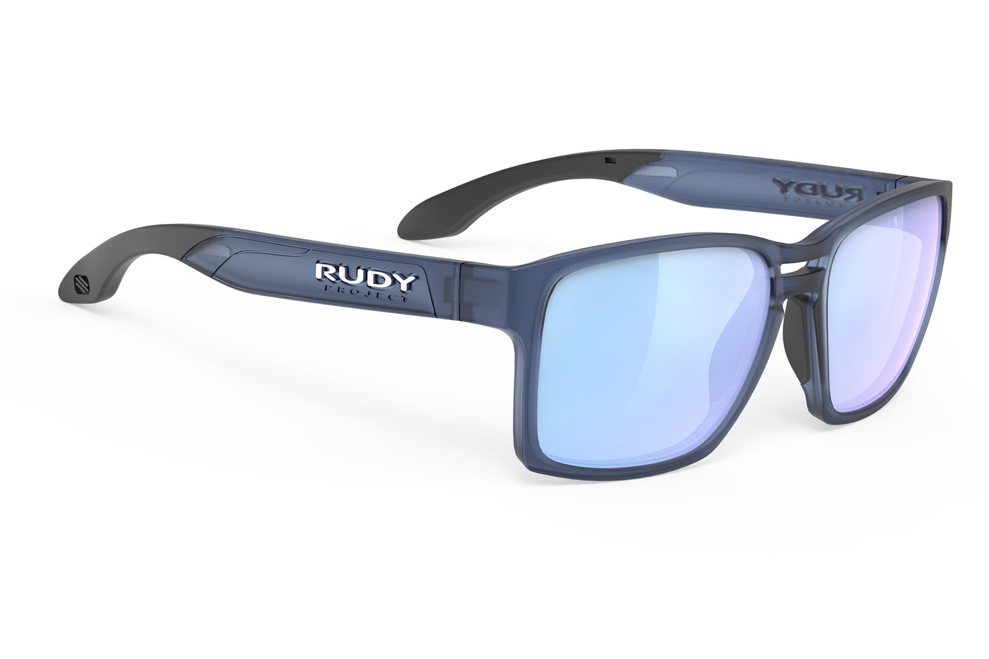 Rudy Project Spinair 57 lifestyle sunglasses are perfect for all outdoor activities and they're prescription ready#color_spinair-57-frozen-avio-matte-frame-with-multilaser-ice-lenses