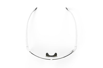 Rudy Project Spinshield Pro all-sport shield sunglasses are perfect for any outdoor activities including running, cycling, gravel biking, mountain biking, boating, golf and pickleball#color_spinshield-pro-white-matte-frame-with-multilaser-yellow-lenses