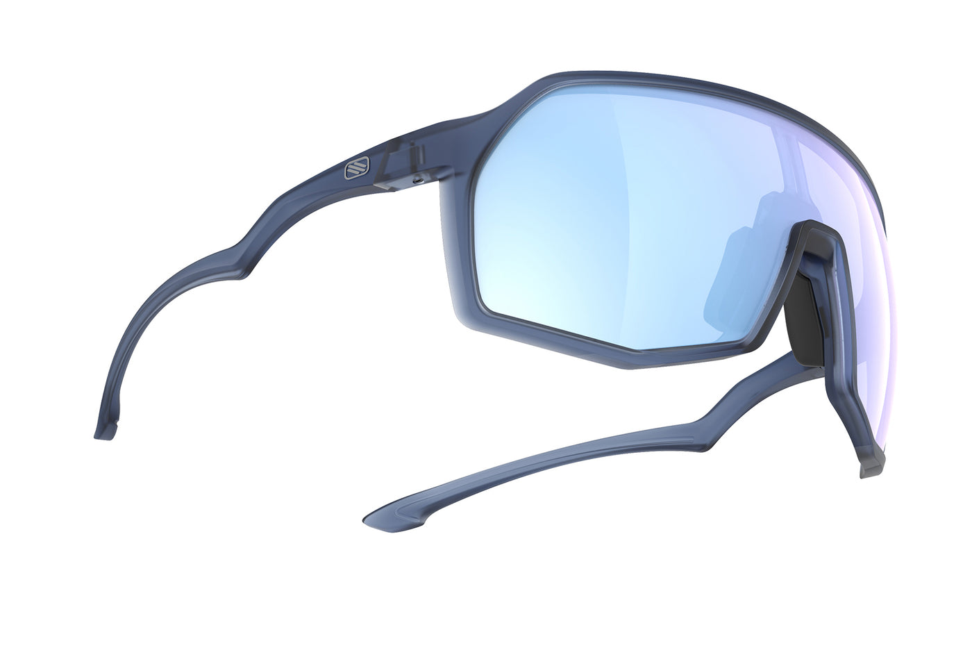 Rudy Project Thunder all-sport shield sunglasses are perfect for any outdoor activities including running, cycling, gravel biking, mountain biking, boating, golf and pickleball#color_thunder-frozen-avio-frame-with-multilaser-ice-lenses