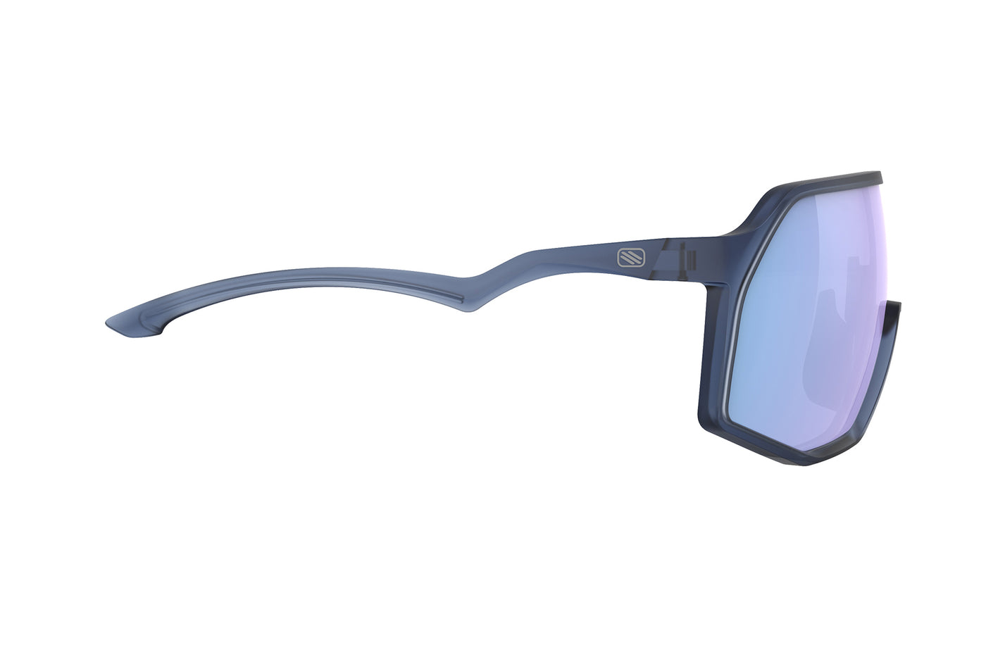 Rudy Project Thunder all-sport shield sunglasses are perfect for any outdoor activities including running, cycling, gravel biking, mountain biking, boating, golf and pickleball#color_thunder-frozen-avio-frame-with-multilaser-ice-lenses
