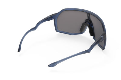 Rudy Project Thunder all-sport shield sunglasses are perfect for any outdoor activities including running, cycling, gravel biking, mountain biking, boating, golf and pickleball#color_thunder-frozen-avio-frame-with-multilaser-ice-lenses