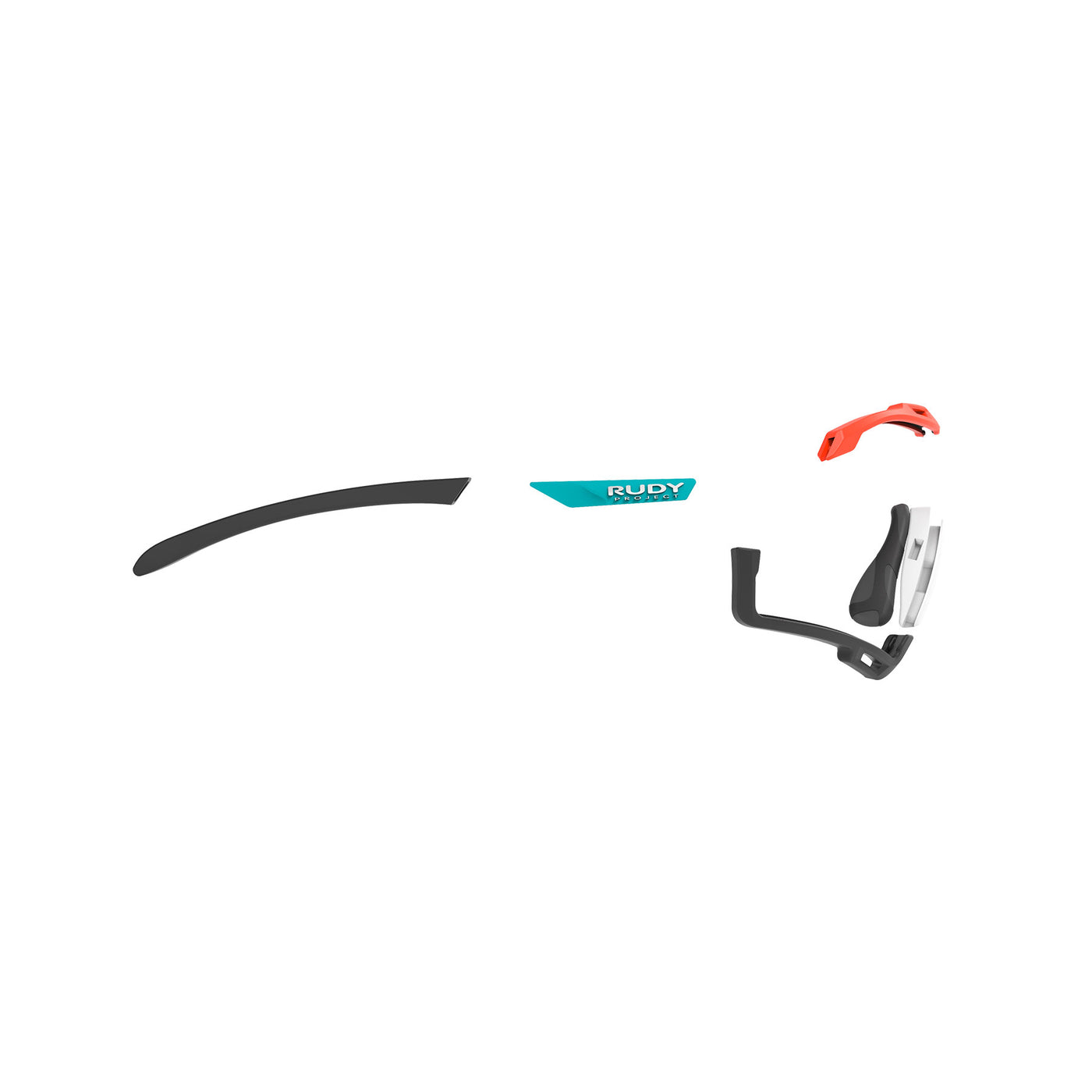 Rudy Project Cutline Spare Color Kits#color_cutline-chromatic-black-emerald-red-white