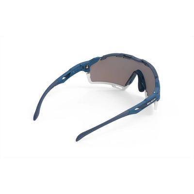 Rudy Project cycling sunglasses#color_cutline-pacific-blue-matte-frame-with-multilaser-ice-lenses-white-bumpers
