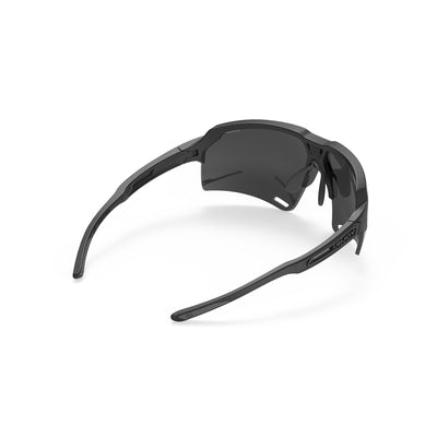 Rudy Project running and cycling sport prescription sunglasses#color_deltabeat-black-matte-frame-with-smoke-black-lenses