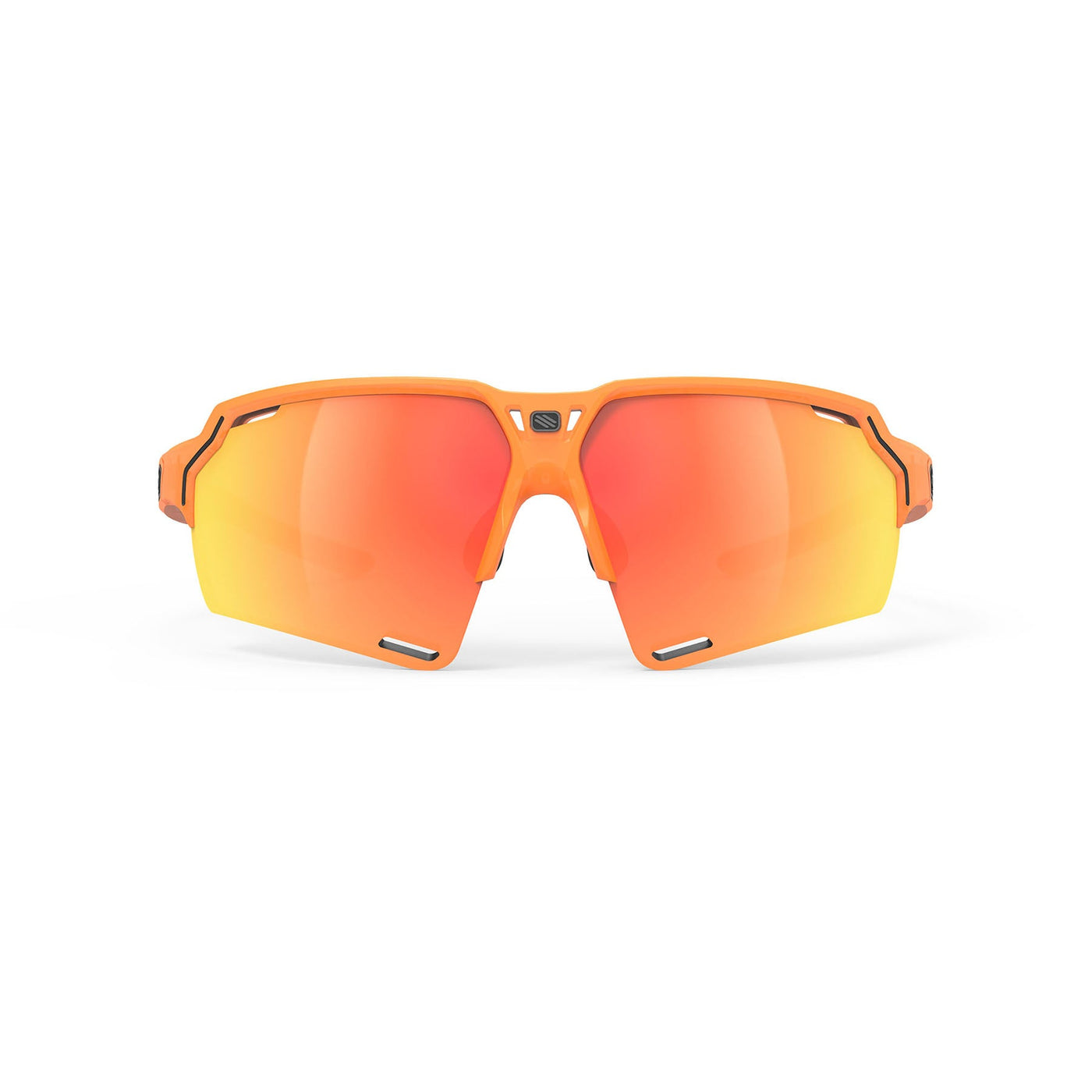 Rudy Project running and cycling sport prescription sunglasses#color_deltabeat-mandarin-matte-frame-with-multilaser-orange-lenses