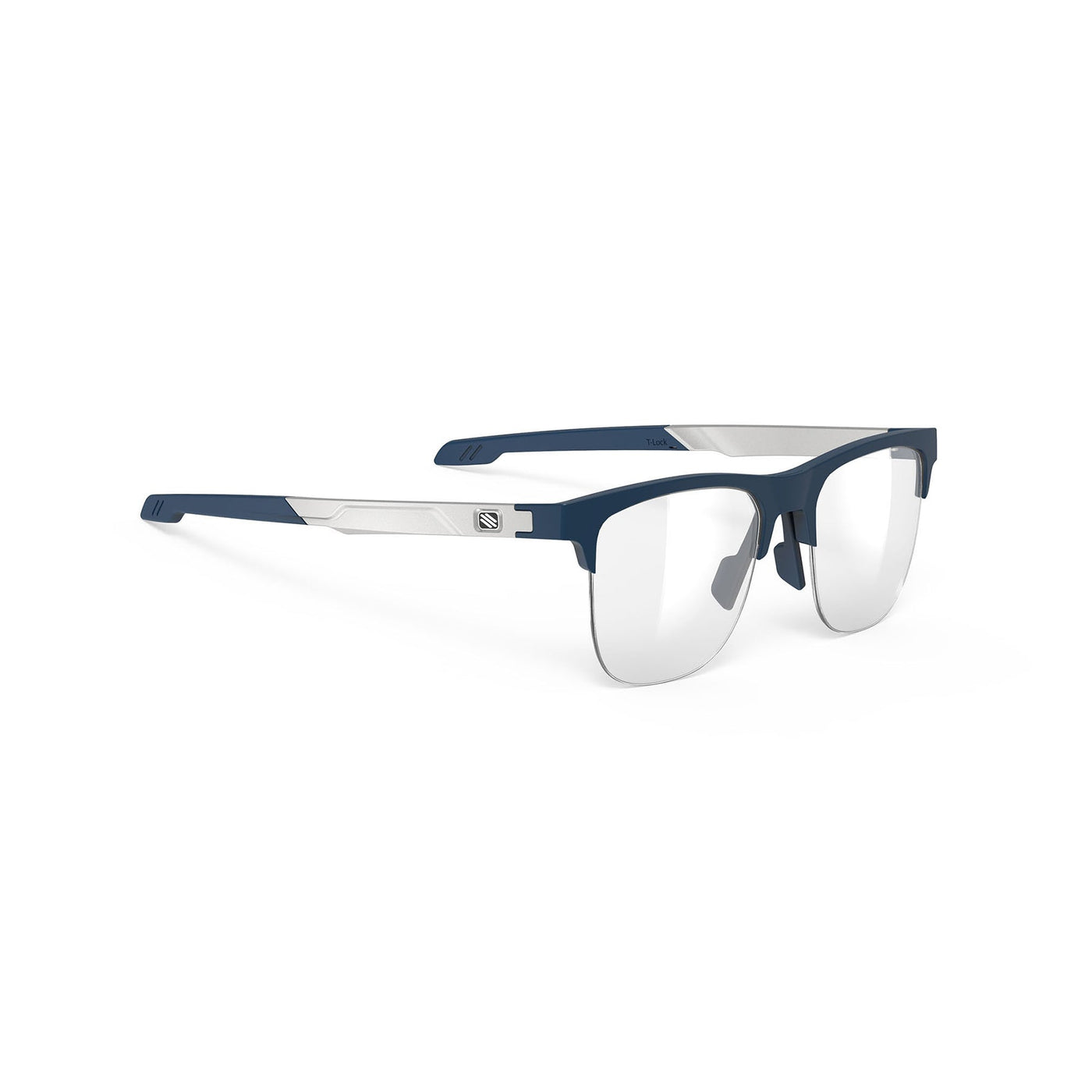 Rudy Project ophthalmic prescription eyeglass frames#color_inkas-xl-half-rim-shape-b-blue-navy