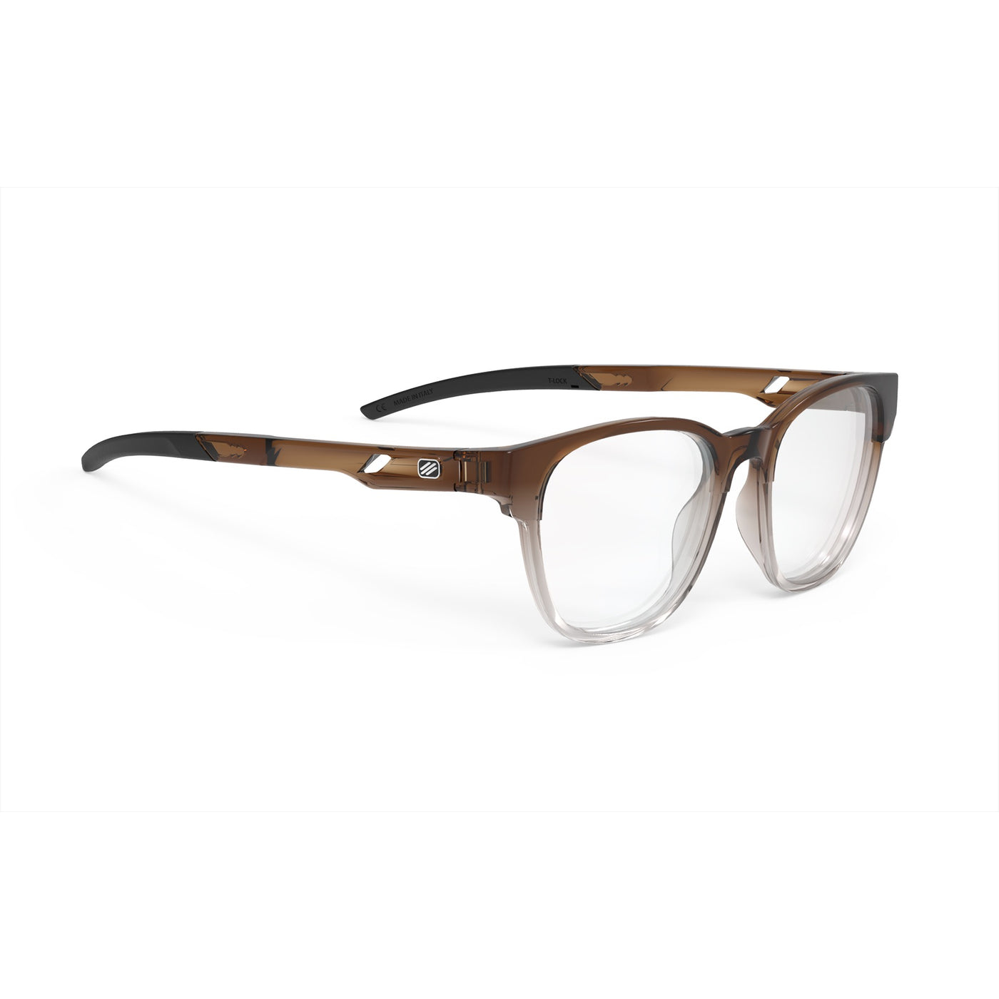 Rudy Project ophthalmic prescription eyeglass frames#color_iridis-65-crystal-brown-deg