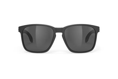 Rudy Project Lightflow A prescription ready active lifestyle sunglasses#color_lightflow-a-black-matte-frame-with-polar-3fx-grey-lenses