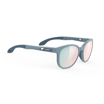 Rudy Project Lightflow B prescription ready active lifestyle sunglasses#color_lightflow-b-glacier-matte-frame-with-multilaser-osmium-lenses