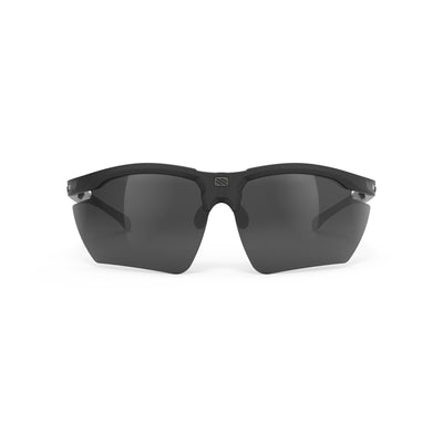 Rudy Project Magnus running and cycling sport and prescription sport sunglasses#color_magnus-black-matte-frame-with-smoke-black-lenses