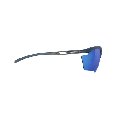 Rudy Project Magnus running and cycling sport and prescription sport sunglasses#color_magnus-blue-navy-matte-frame-with-multilaser-blue-lenses